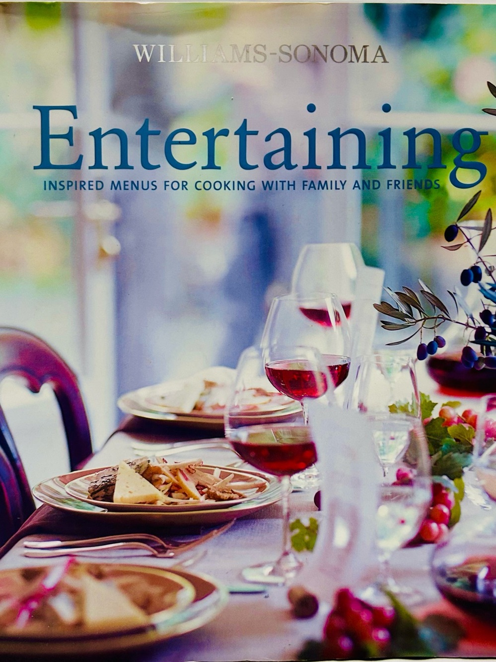 Williams-Sonoma Entertaining hardcover coffee table cookbook